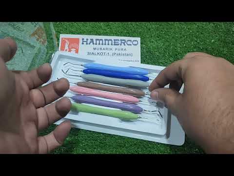 LM Arte Dental Composite Filling Hand Instruments Set