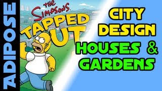 preview picture of video 'Simpsons Tapped Out-How to design your city-House Design'