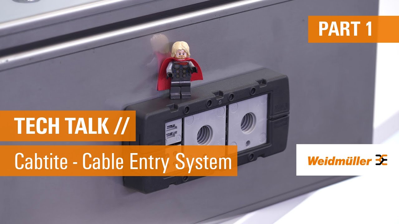 TECH TALK || Cabtite Cable Entry Plates: Space saving and quick insertion of unassembled cables