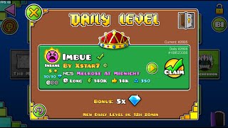 Download lagu Daily level #61 | Imblue (Da Ba Dee) By Xstar7 100% | Geometry Dash 2.206 mp3