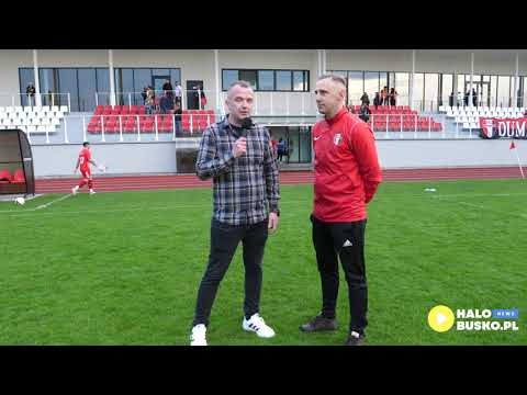 Rozmowa z trenerem AKS 1947 Busko-Zdrój, Marcinem Kołodziejczykiem po meczu przeciwko GKS Nowiny