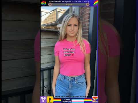 Male to Female Transgender Woman -Sophie #viralvideo #shortvideo #transgender #mtf #lgbt #shorts