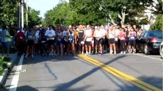 preview picture of video 'buddy run 5k sayville 9/22/12 start'