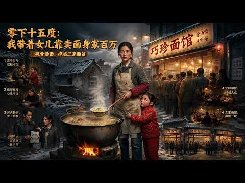 【完結全集】《零下十五度：我带着女儿靠卖面身家百万》🔥被婆家抛弃后，她靠一碗骨汤面逆袭开起三家面馆。#漫剧 #动态漫 #动漫 #スカッと