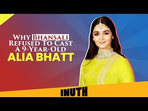 Inshallah | Why Bhansali Refused To Cast A 9-Year-Old Alia Bhatt | Sanjay Leela Bhansali Video