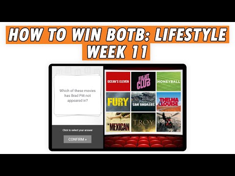 Win BOTB Lifestyle: Week 9 (March 15-21 2021)