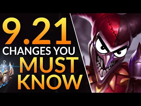 What YOU MUST KNOW in Patch 9.21 - HUGE Changes: Reworks and Meta Tips | League of Legends Pro Guide