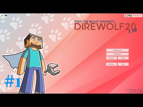 Season 4 Lets Play - Direwolf20 1.18 - #1 - Let's go!!