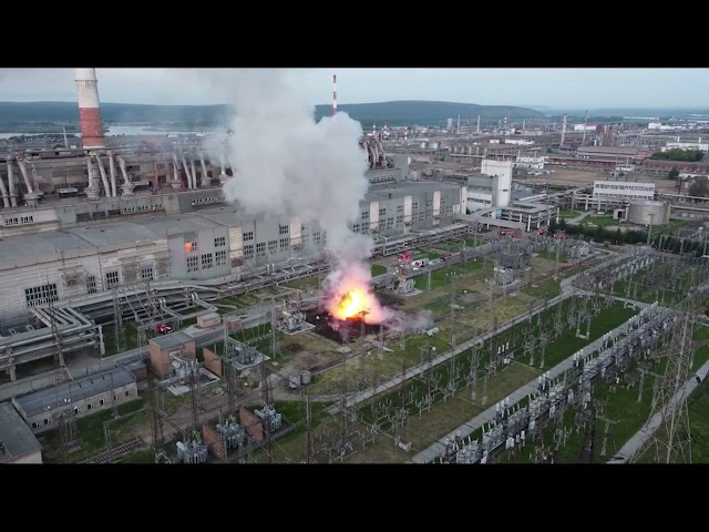 Пожар на Ангарской ТЭЦ-9