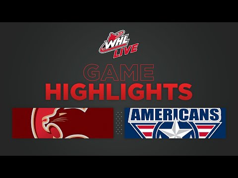 WHL Highlights: Cougars (3) at Americans (4) - December 10, 2022