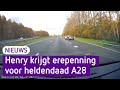 Henry is nu ook officieel een held na redden van vrouw op A28