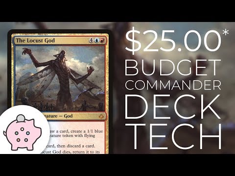 The Locust God | EDH Budget Deck Tech $25 | Wheel | Magic the Gathering | Commander