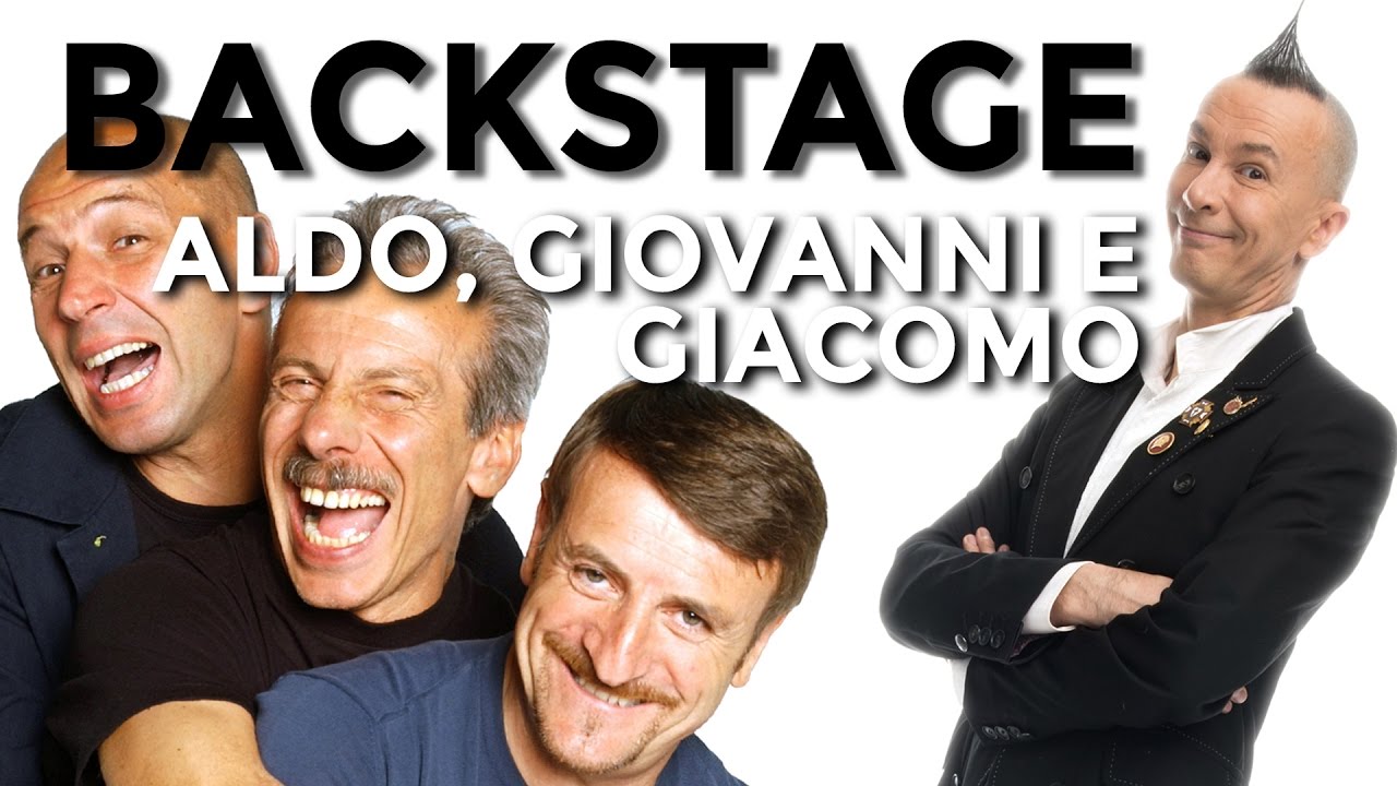 Arturo Brachetti - Backstage Aldo, Giovanni e Giacomo