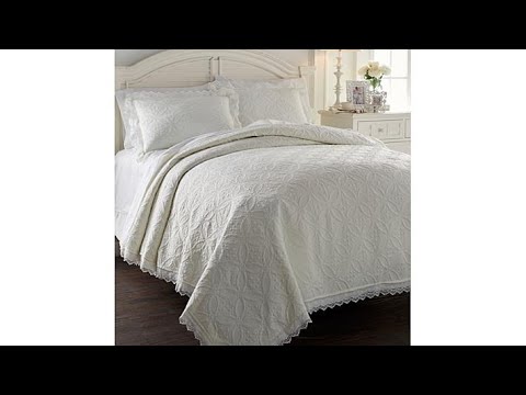 Cottage Collection Crochet Edge 3piece Quilt Set