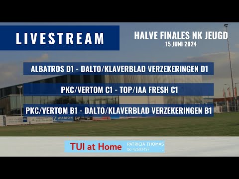 Halve finales Jeugd hoofdklasse D,  C en B bij CKV Nieuwerkerk - zaterdag 15 juni 2024