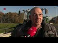 Boeren protesteren langs snelweg A6 bij Bant