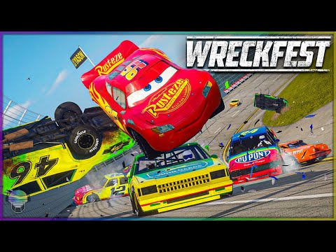 McQueen Returns to DEGA! | Wreckfest NASCAR Legends