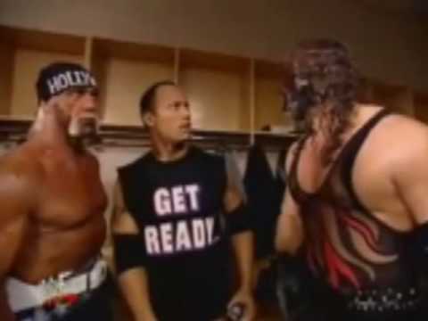 Video: Kane makes fun of the Rock and Hulk Hogan backstage