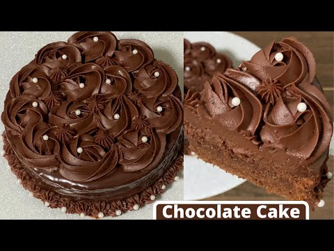 Eggless Chocolate Ganache Cake | Chocolate Truffle Cake Without Eggs| Chocolate Cake ~ CookWithJiya