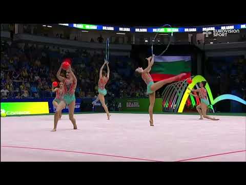 🇧🇬 Bulgaria - 25.400 - *AA*-3 Balls 2 Hoops(Bola e Arco/Pelota e Aro)- World Championship Rio 2025