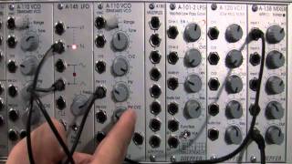 Video thumbnail for Doepfer A110 VCO /A145 LFO- More Pulse Width Modulation by Raul's World of Synths