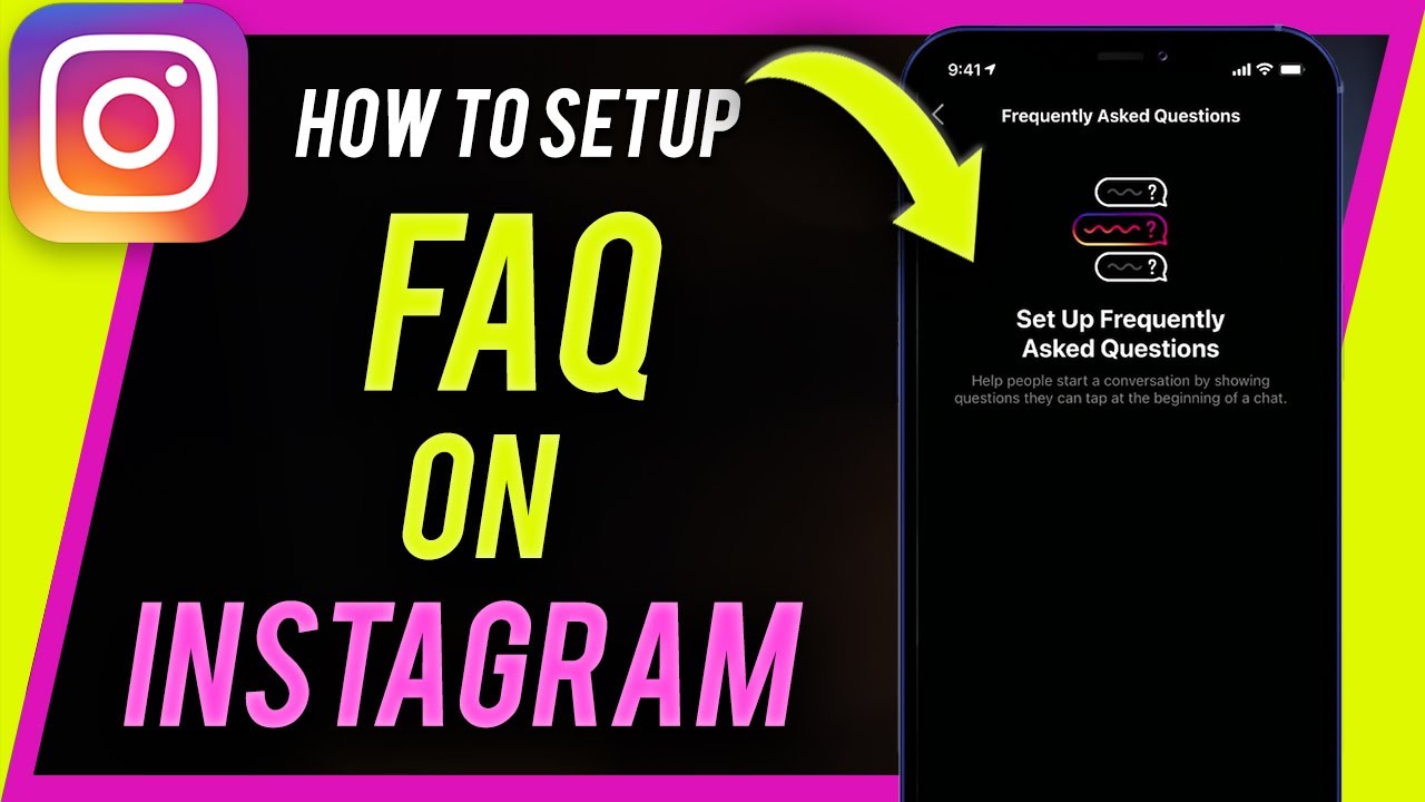 How to Setup FAQ on Instagram