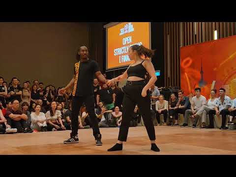 "Shape Of You" Khayree Jones & Melodie Paletta - Open Strictly Swing 1st place Asia Open 2023