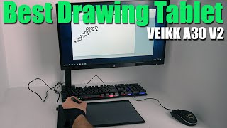 Best Drawing Tablet for Starting Graphic Art - VEIKK A30 V2 Drawing Tablet