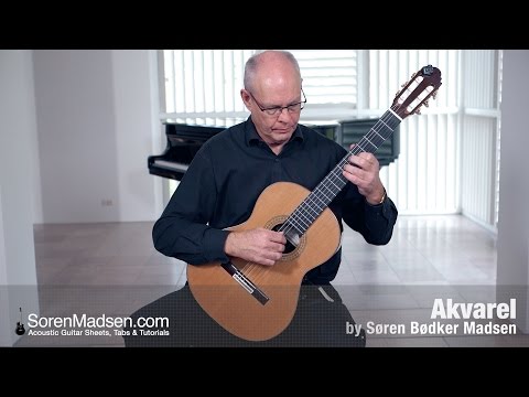 Akvarel (Soren Madsen) - Danish Guitar Performance - Soren Madsen