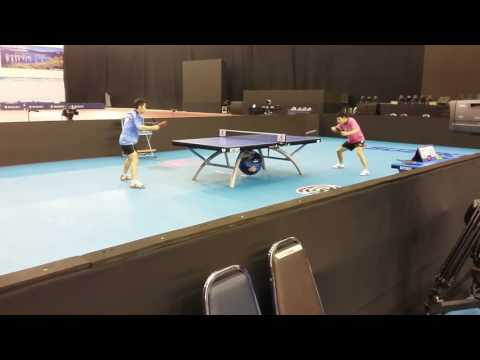 Chuang Chih-yuan warm up