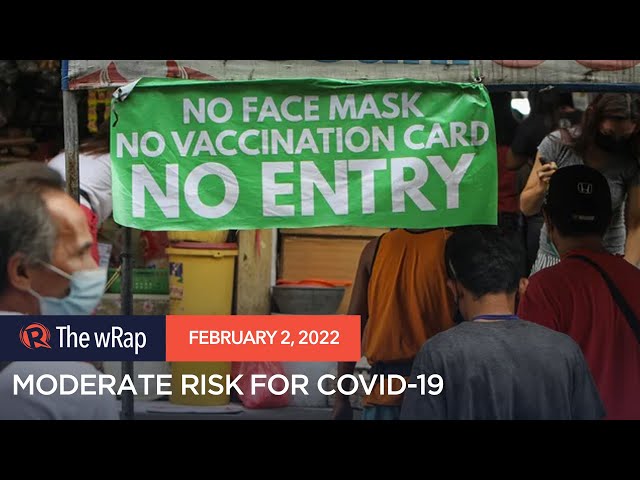 Philippines back to ‘moderate risk’ for COVID-19 – DOH