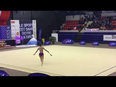 Victoria-Alizée Jammes - Nat C 18 ans et + - France Besançon 2018