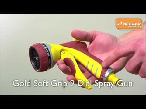 Kingfisher Gold Soft Grip 9 Dial Spray Gun