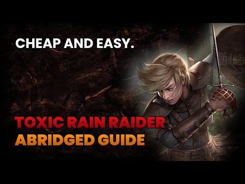 Toxic Rain Raider - 3.16 League Start Abridged Guide | Path of Exile: Scourge