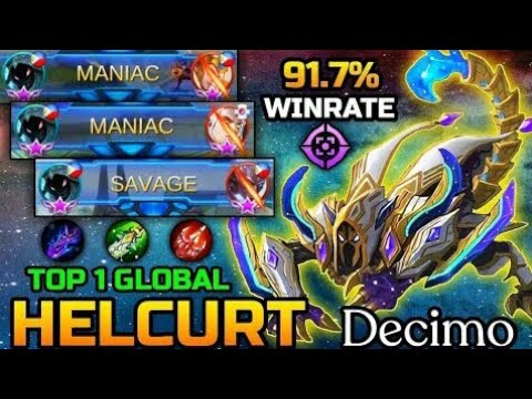 HELCURT SAVAGE  - MANIAC || GAMEPLAY Top 1 Global Helcurt by Decimo