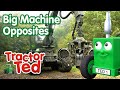 Big Machine Opposites 🚜 | Tractor Ted Clips | Tractor Ted Official Channel #oppositeday