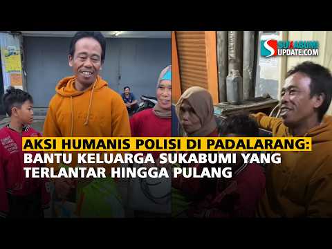 Aksi Humanis Polisi di Padalarang: Bantu Keluarga Sukabumi yang Terlantar hingga Pulang