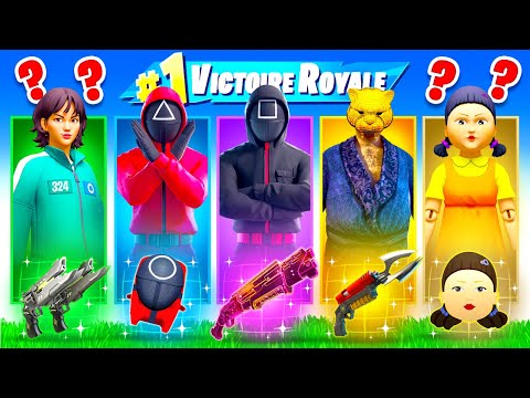 Skin SQUID GAME CHALLENGE sur FORTNITE