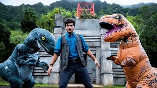 Jurassic World Meets Parkour in Real Life