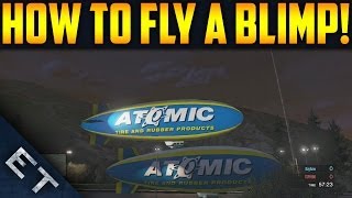 GTA V Online - How To Get & Fly The Atomic Blimp! (GTA 5)