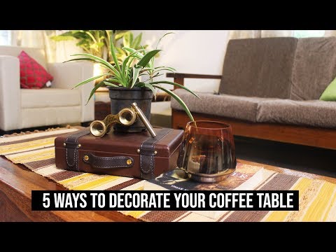5 ways to decorate center tables