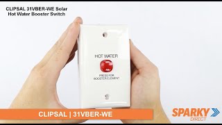 CLIPSAL 31VBER-WE | Solar Hot Water Booster Switch