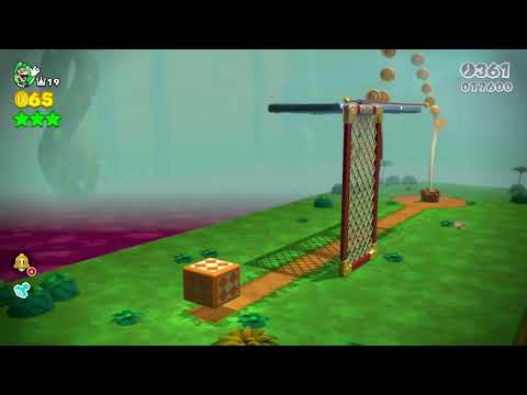 Super Mario 3D World (Switch) 6-4 100% Speedrun - Time: 42 (WR)