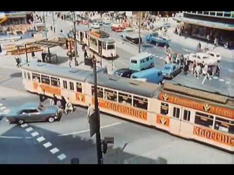 Straßenbahn in Frankfurt/M. im Jahre 1965