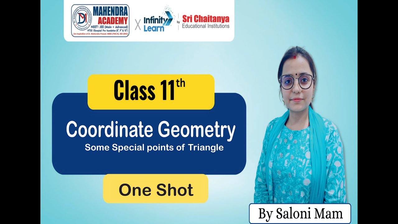 Coordinate Geometry ( Special points of a triangle )