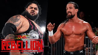 Rebellion 2022 (FULL EVENT) | Alexander vs. Moose, JONAH vs. Ishii, Taya vs. Deonna