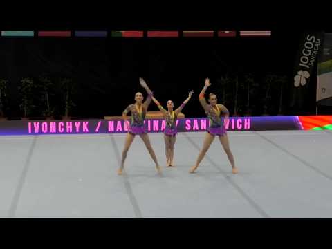 Maia Acro World Cup 2019 FINALS |  WG BLR1 SANDOVICH, NABOKINA & IVONCHYK