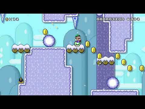 BouleDeNeige (20s) by Ethan - Super Mario Maker 2 - No Commentary 1bz