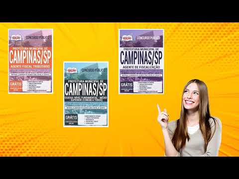 Apostila Material Concurso Prefeitura de Campinas - SP (Vários Cargos)