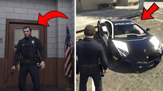 How To Be A Cop And Get Police Lamborghini in GTA 5 Story Mode
